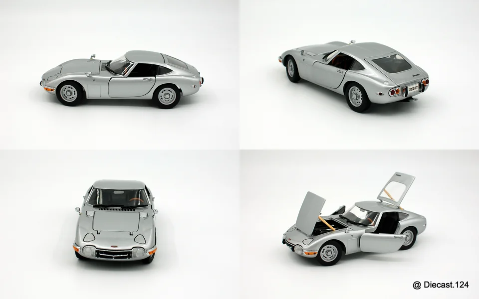 Four views of Toyota 2000GT
