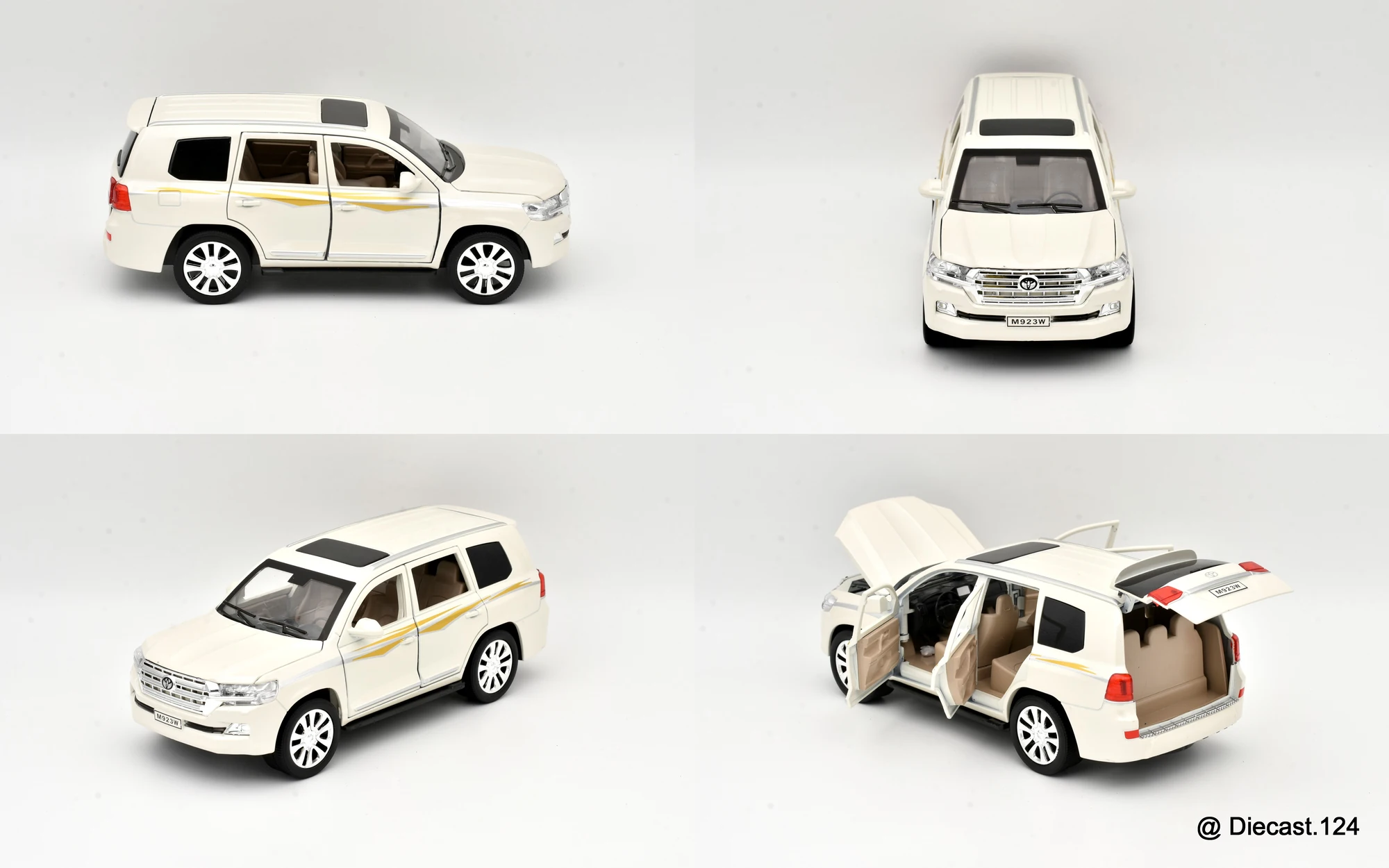 Four views of Toyota Land Cruiser (J200)