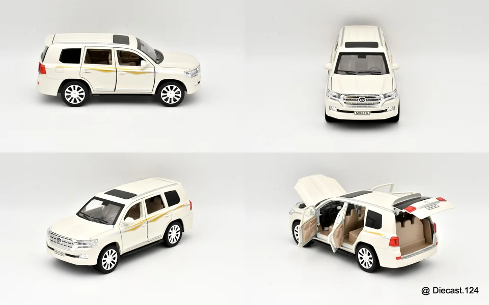 Four views of Toyota Land Cruiser (J200)