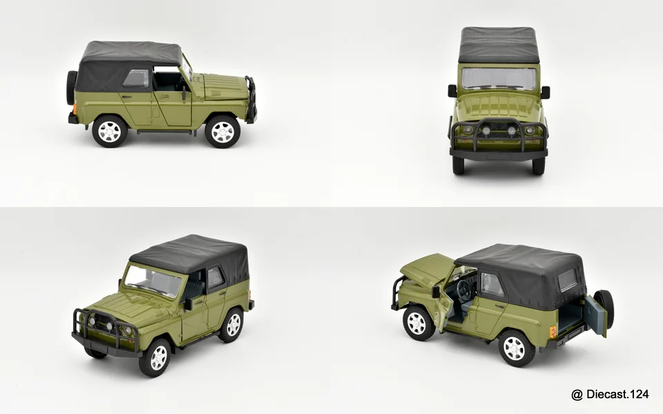 Four views of UAZ 31519