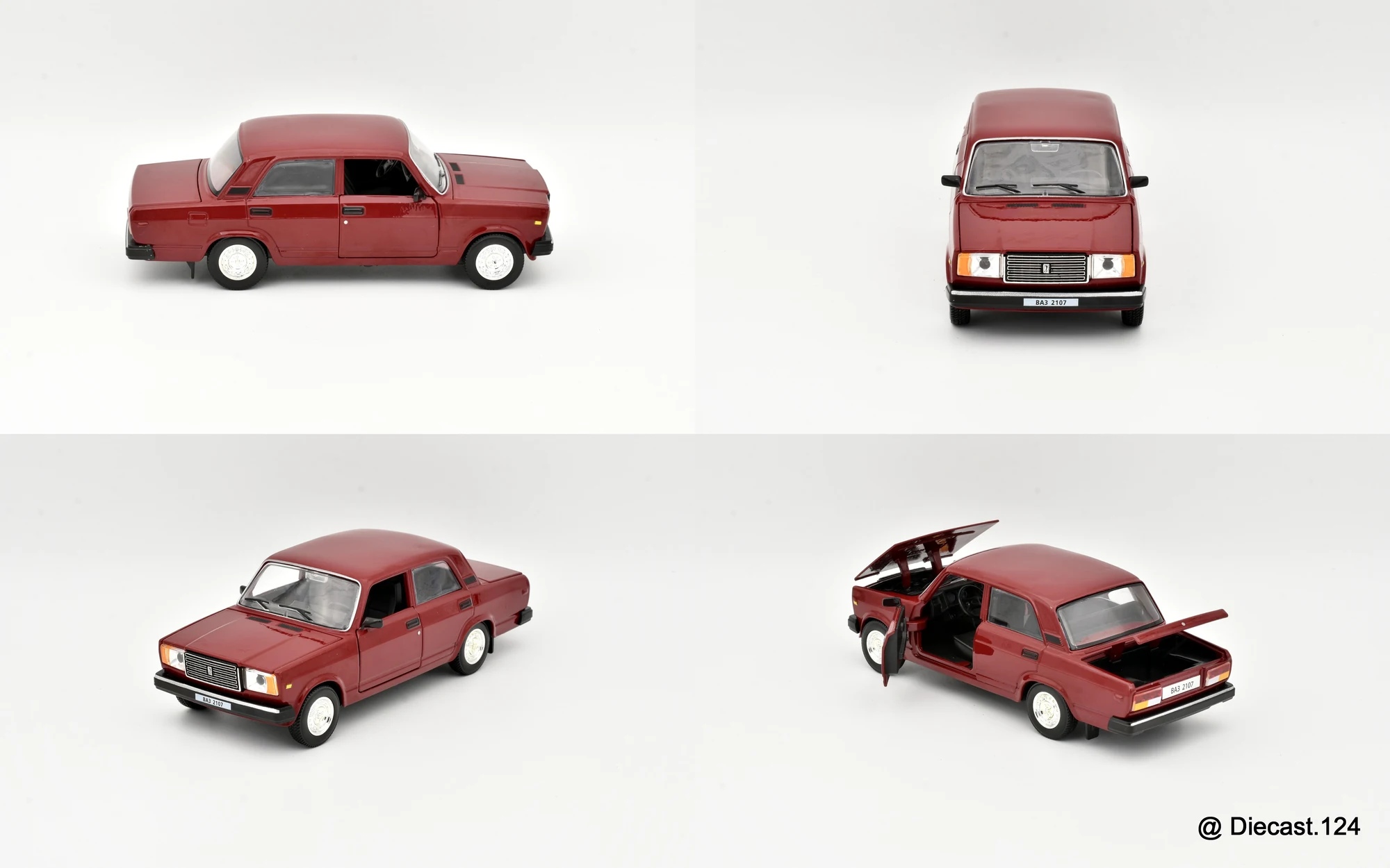 Four views of VAZ 2107