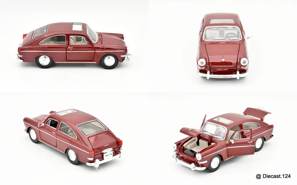 Four views of Volkswagen 1600 Fastback