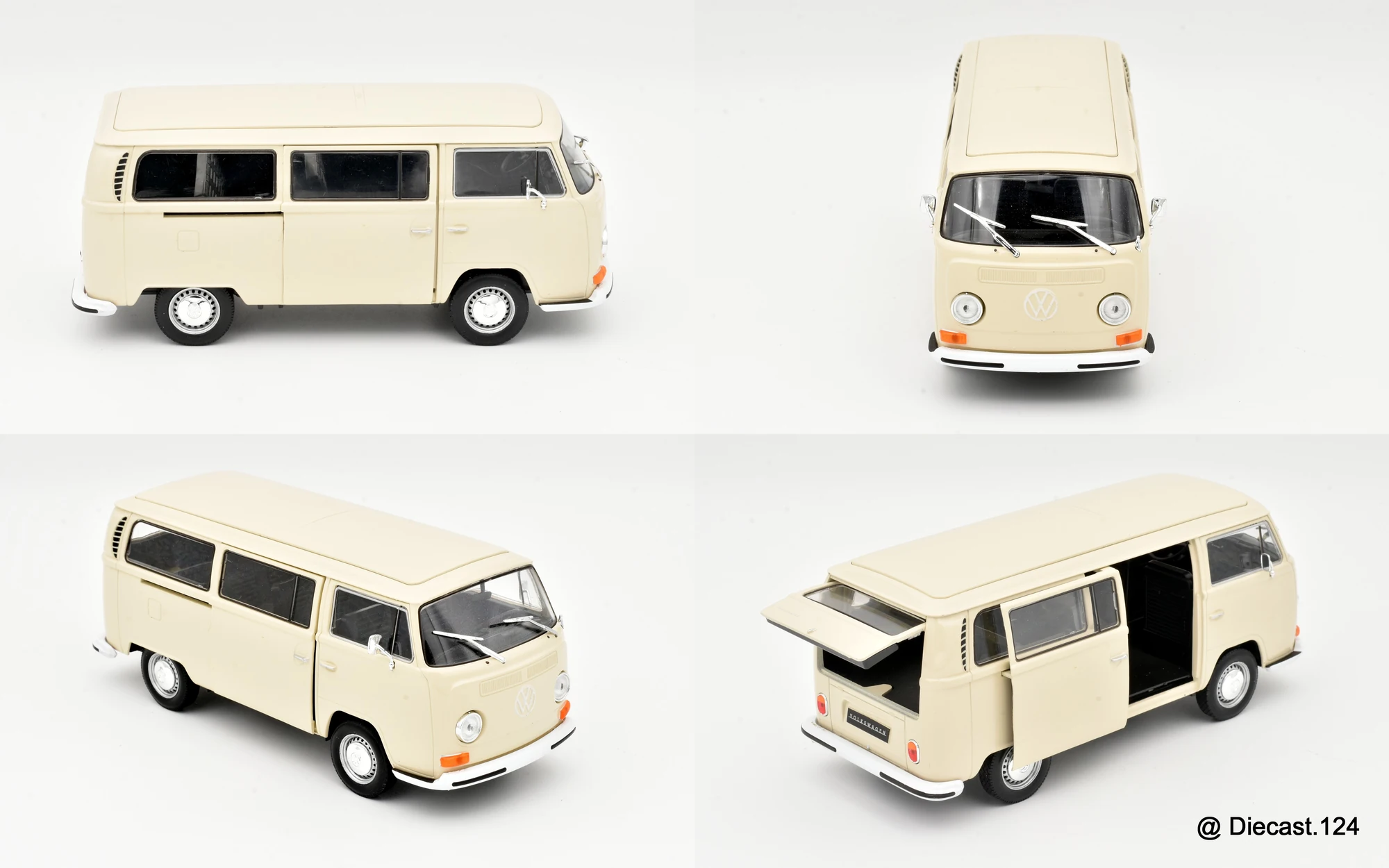 Four views of Volkswagen Type 2 (Transporter)