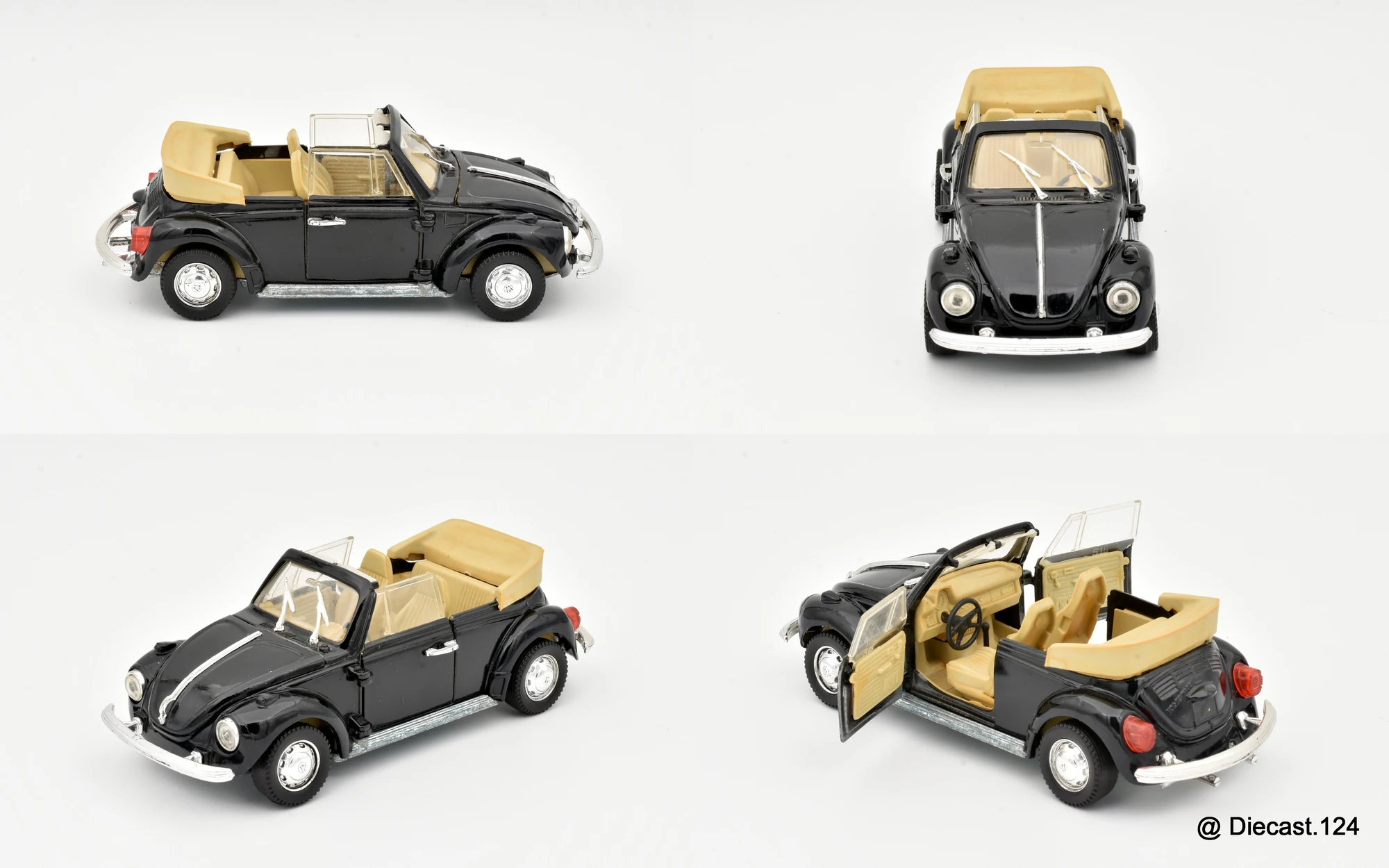 Four views of Volkswagen Käfer Cabrio
