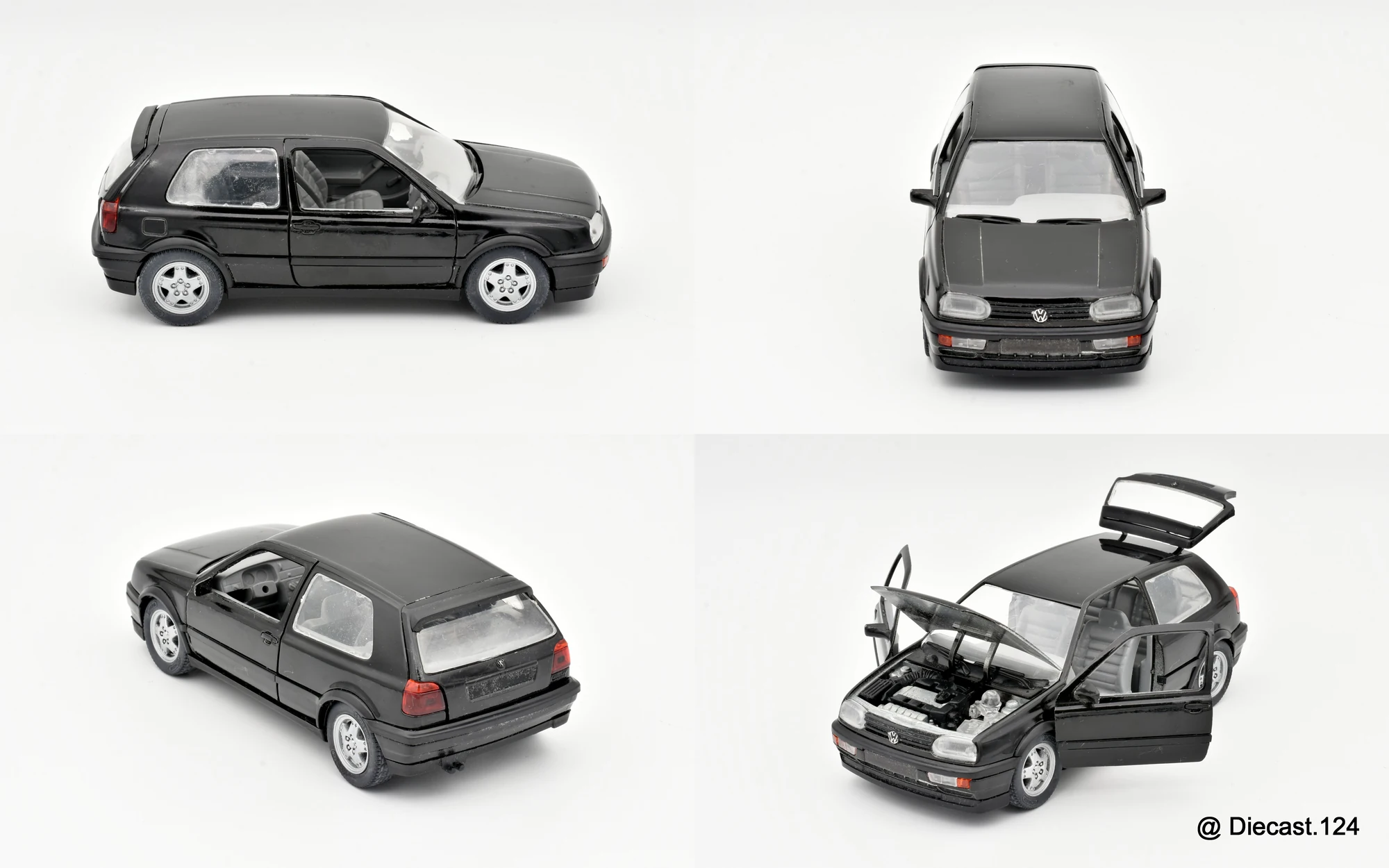 Four views of Volkswagen Golf Mk3 (1H)