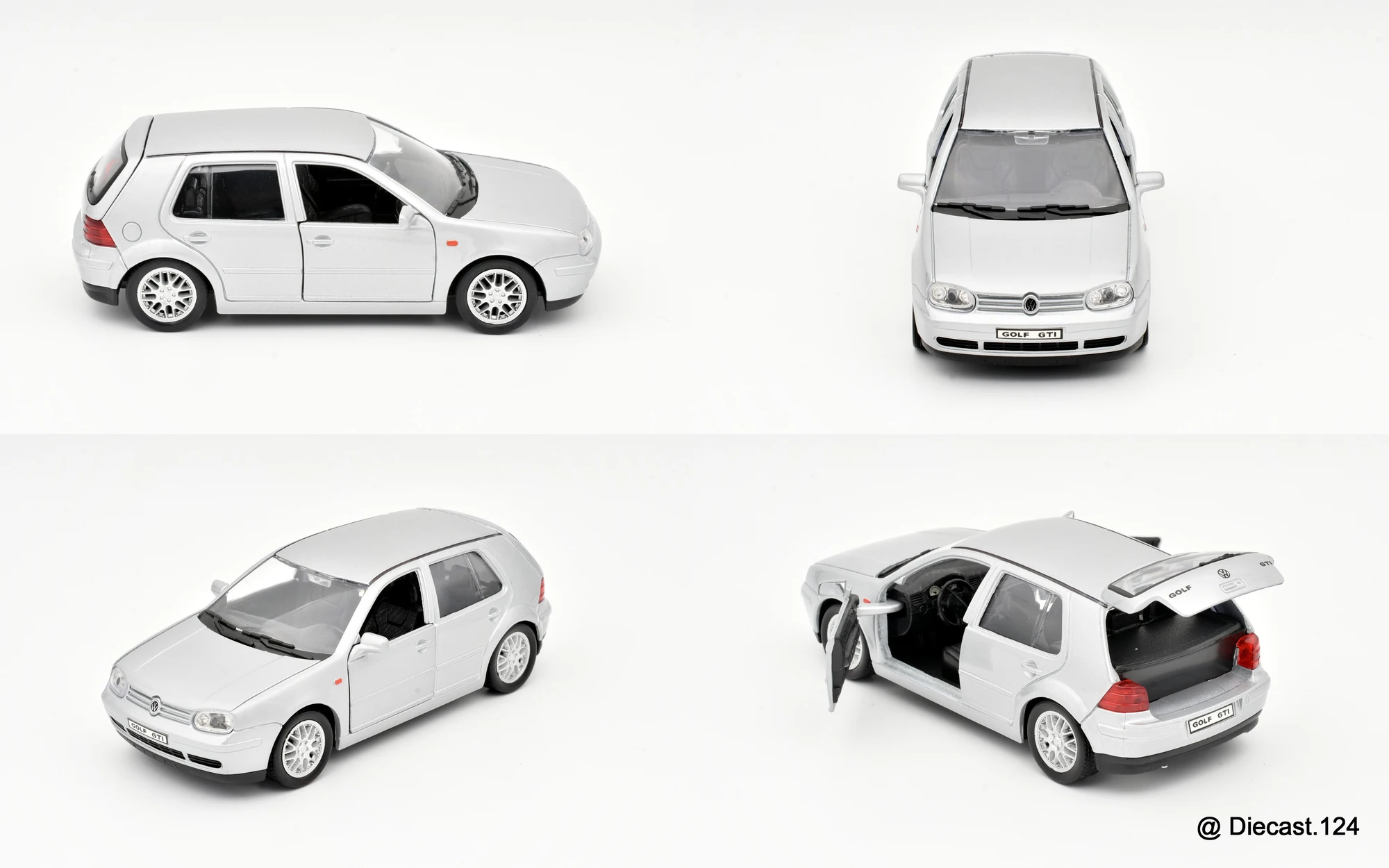 Four views of Volkswagen Golf IV