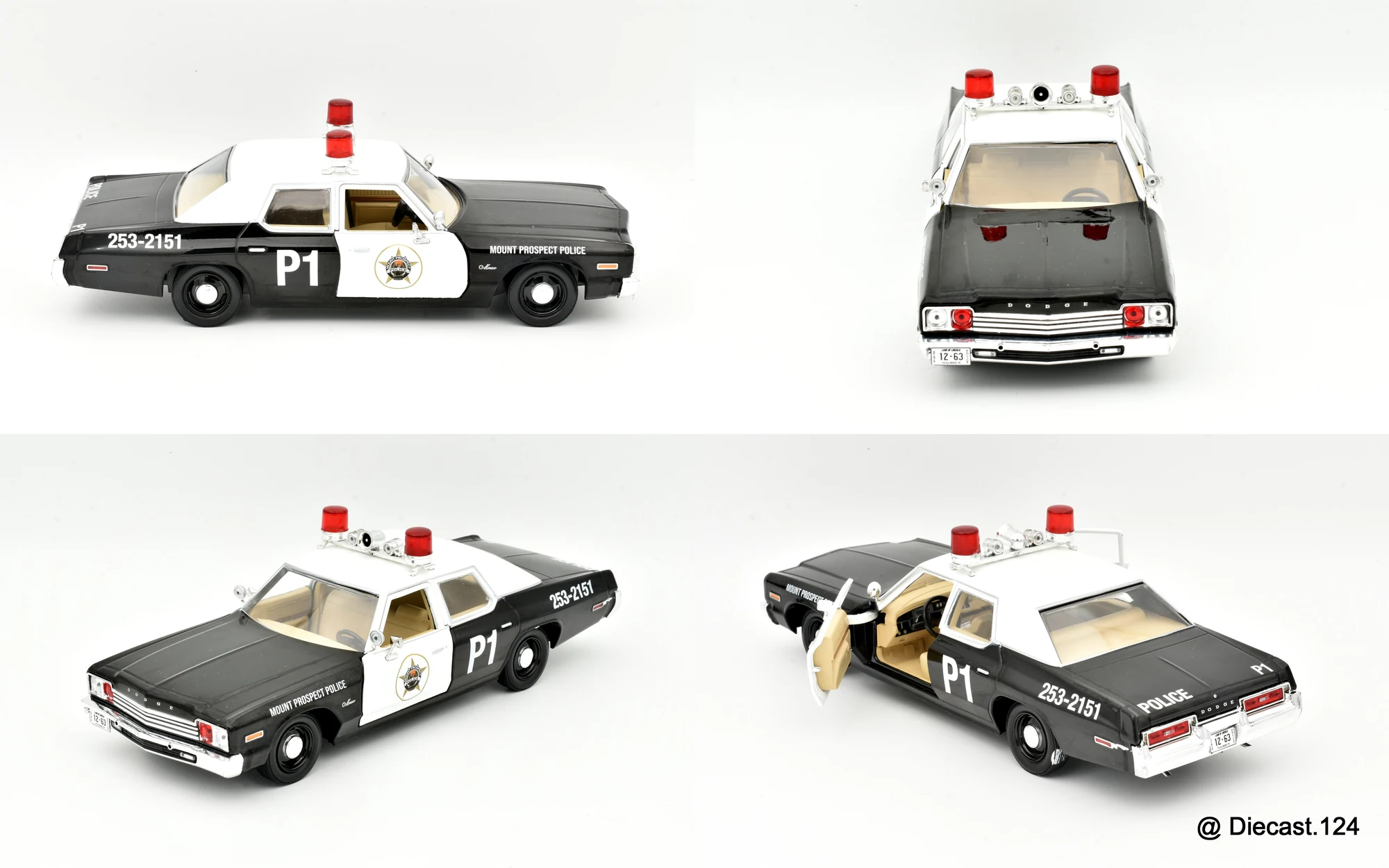 Four views of Dodge Monaco