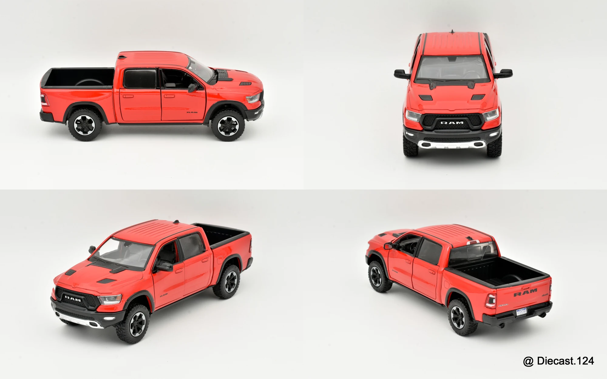 Four views of Dodge RAM