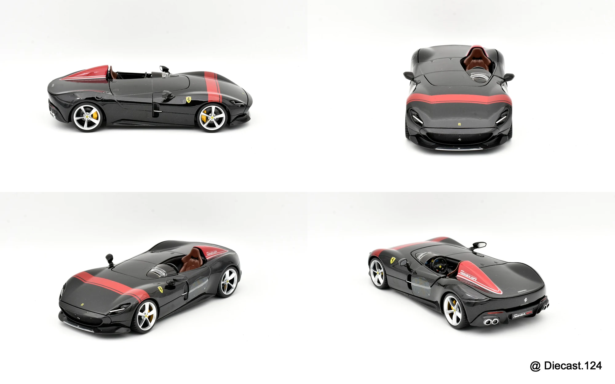 Four views of Ferrari Monza SP1