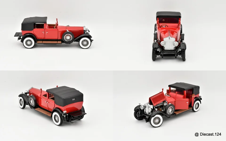 Four views of Rolls-Royce Phatom Cabriolet De Ville